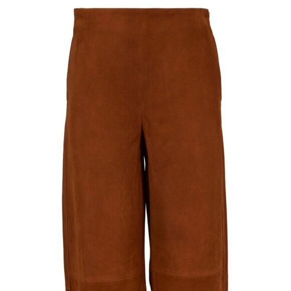 Vince Auburn Suede Side Zip Culottes - Size 0 - Picture 1 of 4